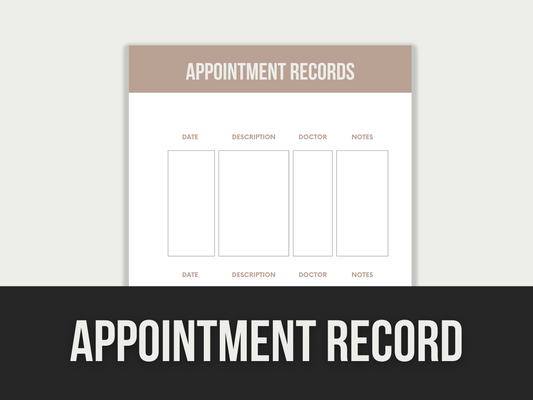 appointment records