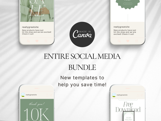 Instagram Bundle Canva Template