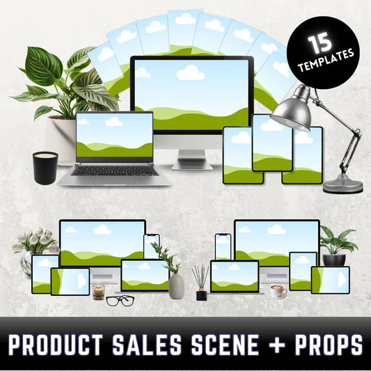 Product Sales scene + Props