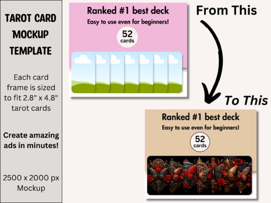 Tarot Card Product Mockup